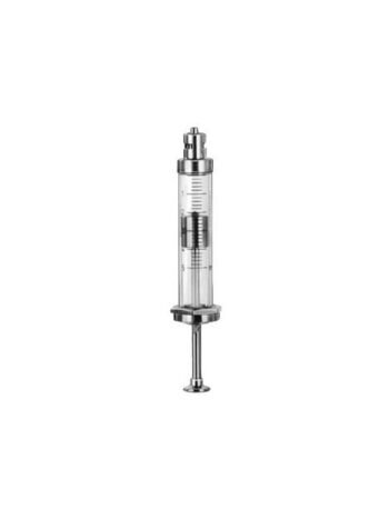 Hypodermic Syringe Glass Barrel Luer Lock connection 1 ml