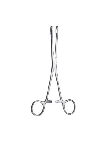 Single Use Foerster Forceps Serrated , Curved 25 cm