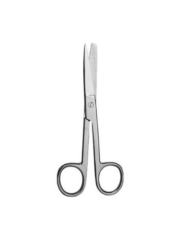 Single Use Operating Scissors Straight, Sharp / Blunt 13 cm