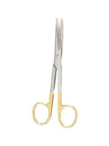 Mayo Dissecting Scissors Curved Carb-N-Sert Inserts