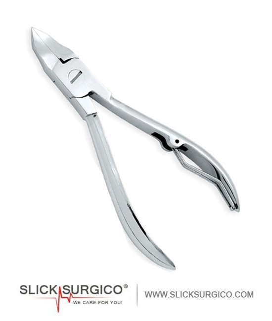 Cuticle Nail Nipper Sharp Point Lap Joint Wire Spring